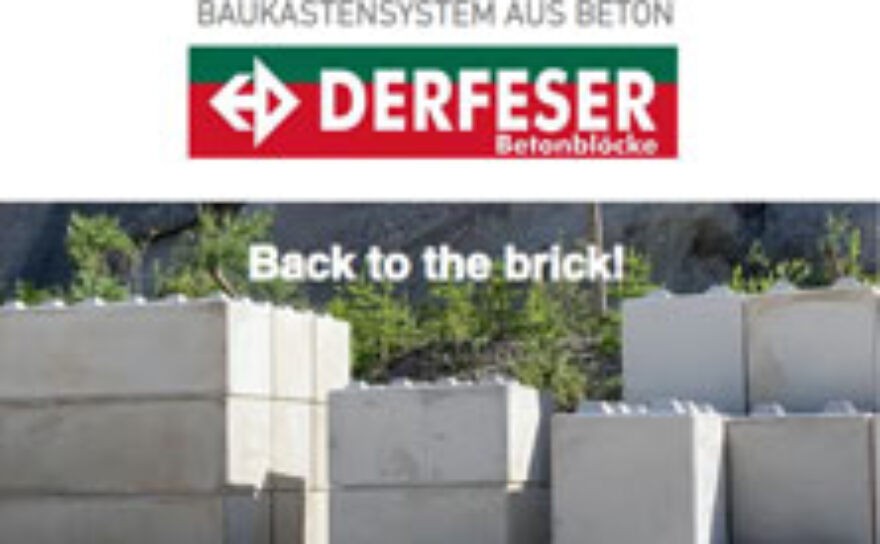 Baukastensystem aus Beton